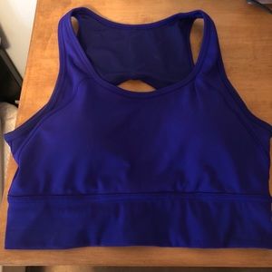 Purple Athleta sports bra